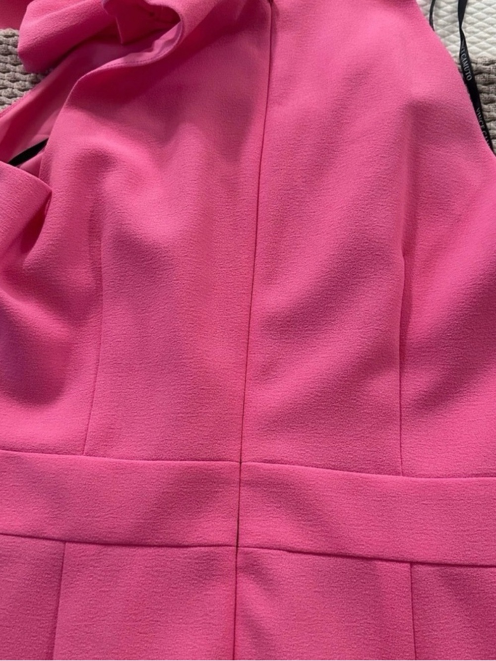 Vince Camuto Pink Sleeveless Wide-Leg Jumpsuit with Neck Tie - Picture 9 of 9